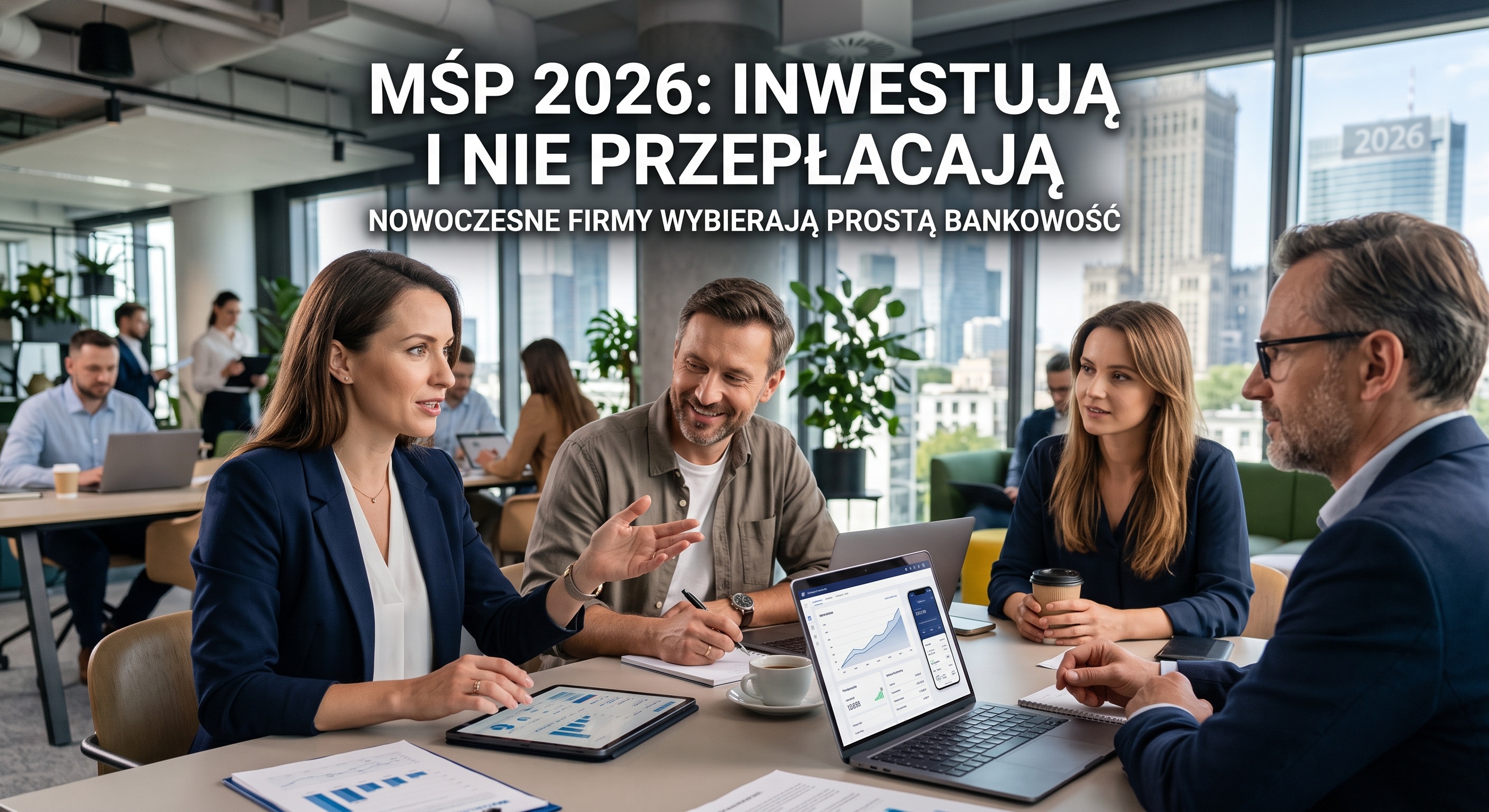 MŚP w 2026: inwestują w rozwój, ale nie chcą przepłacać za codzienną bankowość